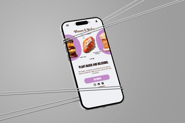 App design Bloom and Bake