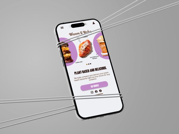 App design Bloom and Bake