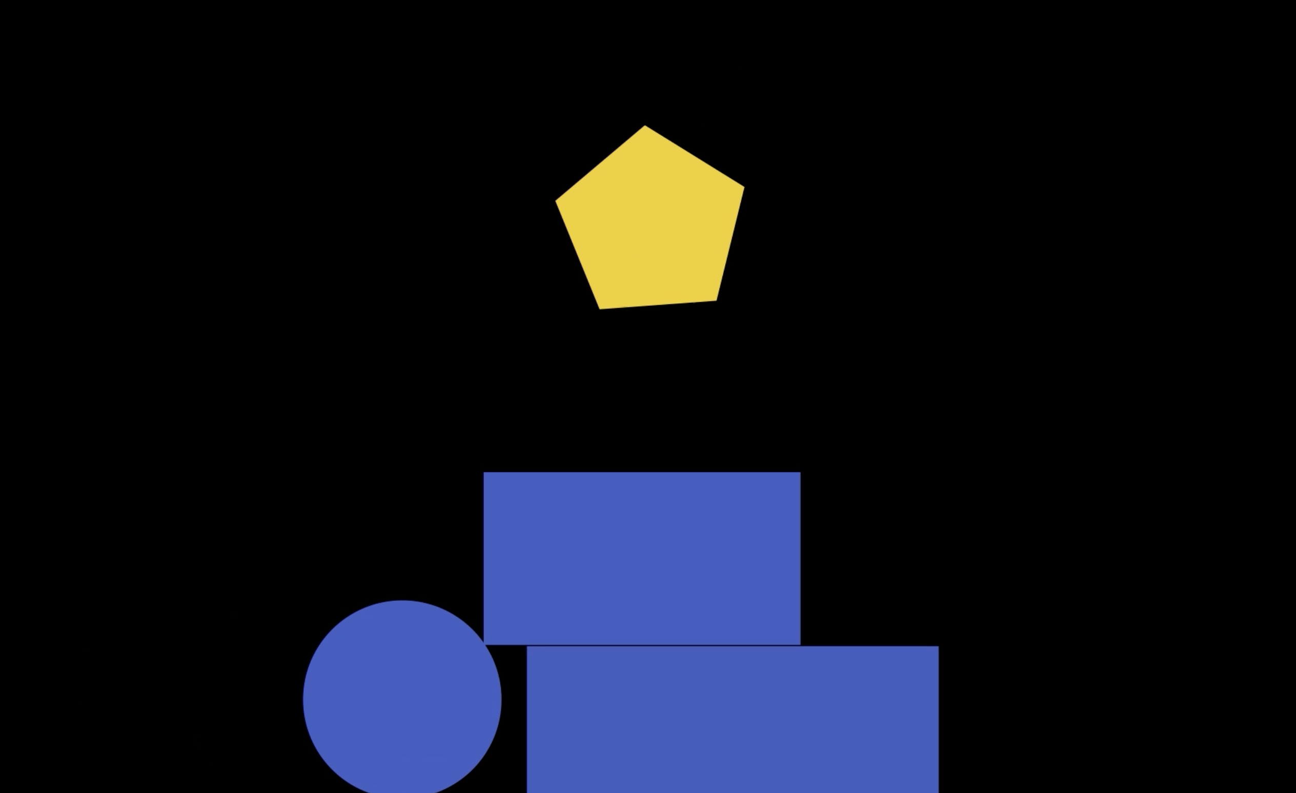 Motion graphics met vormen