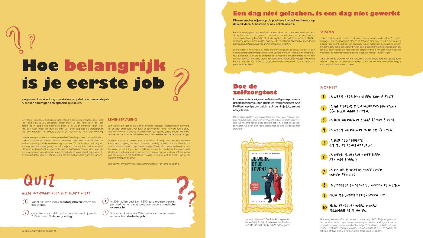 Go For Happy Magazine Artikel Spread - december 2023