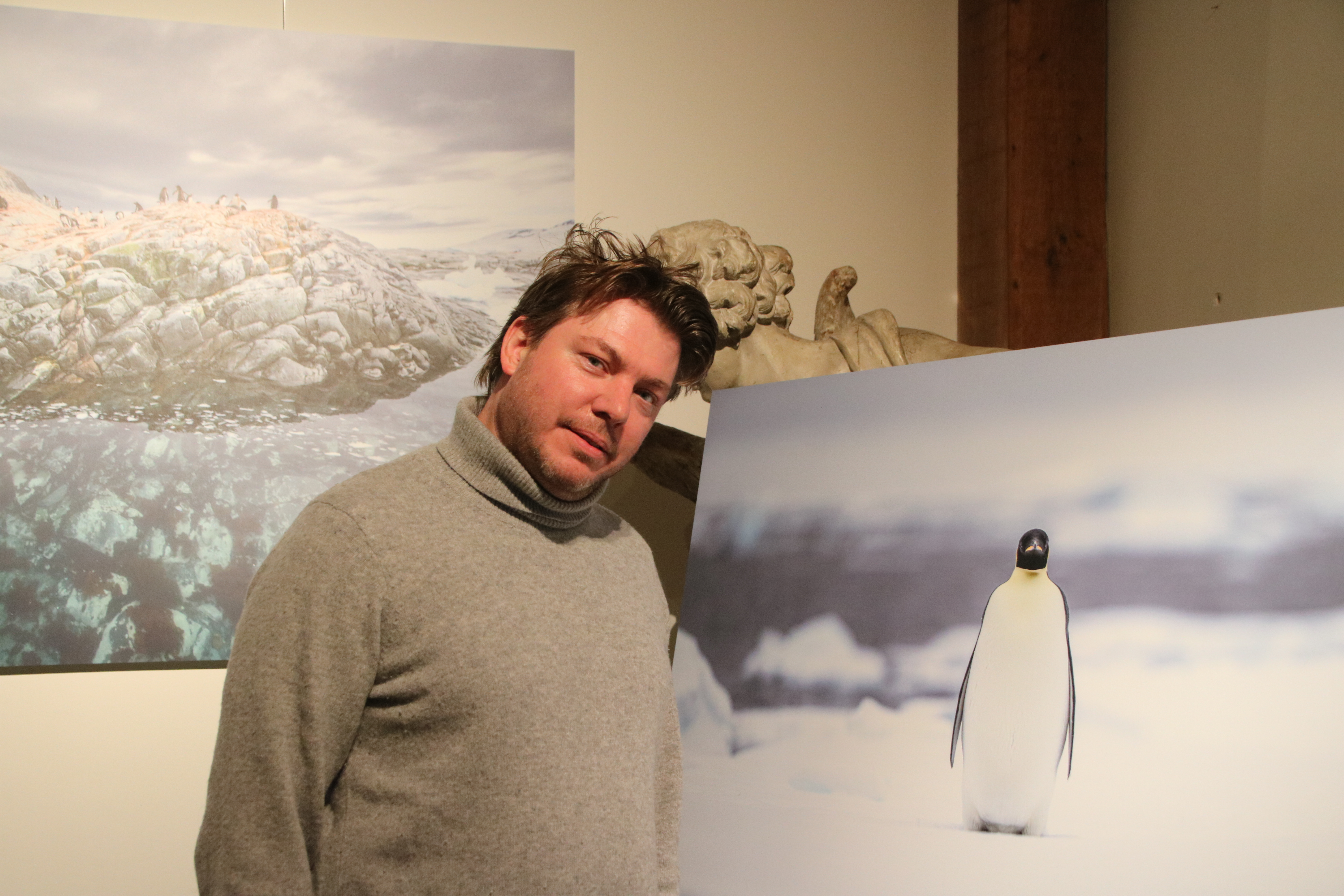 Chistian Clauwers at his gallery in Antwerp.
