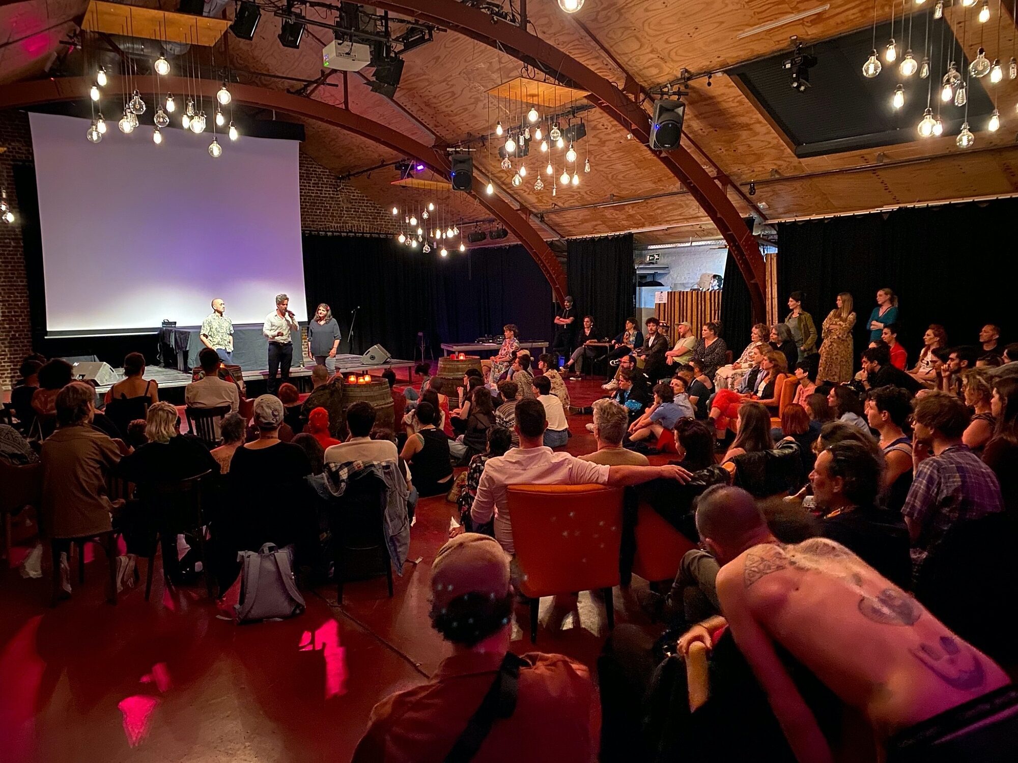 Speech at the Decriminalisation Celebration night. Credits: UTSOPI