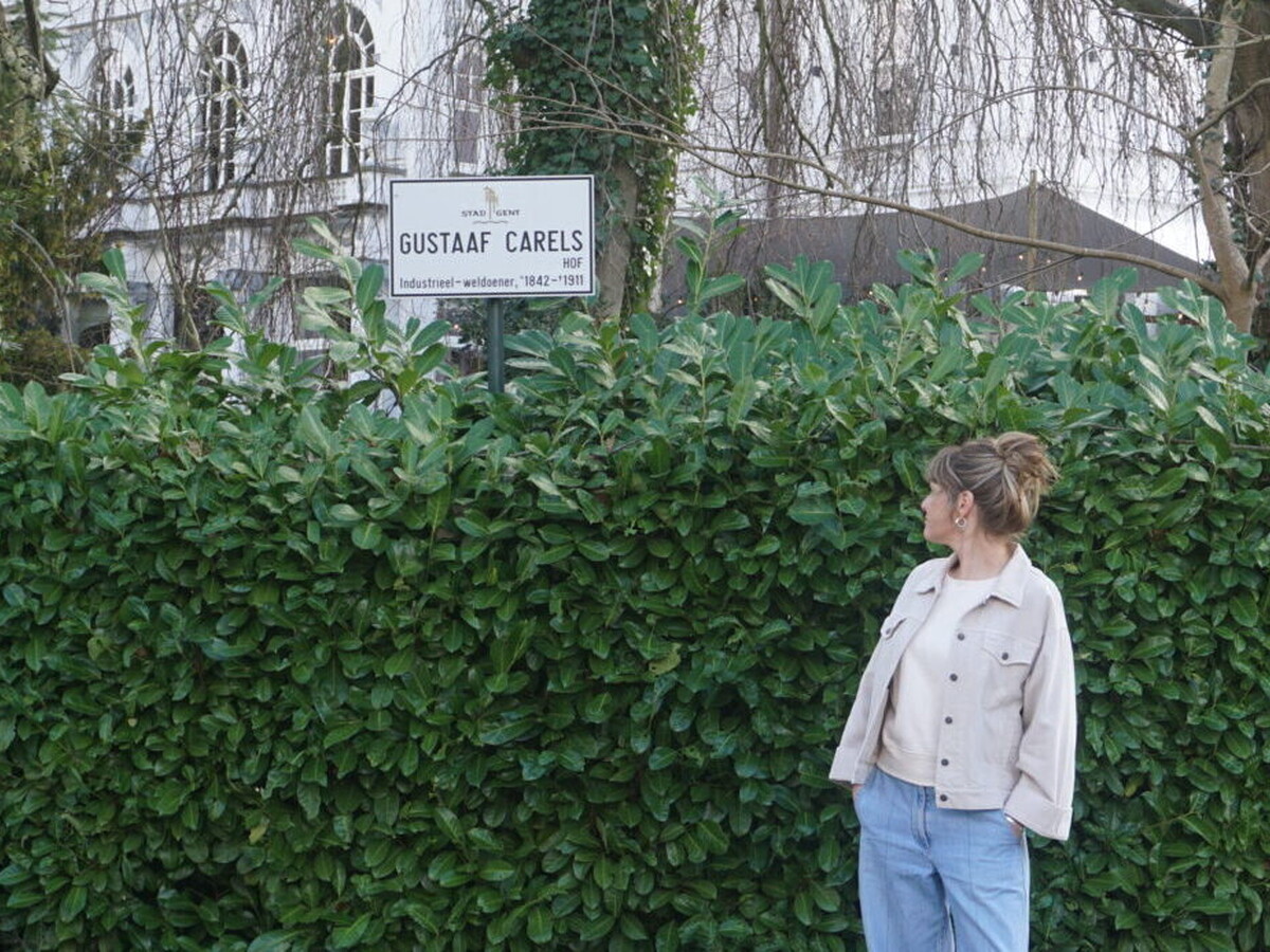 Muzikante Isolde Lasoen woont in een kasteeltuin