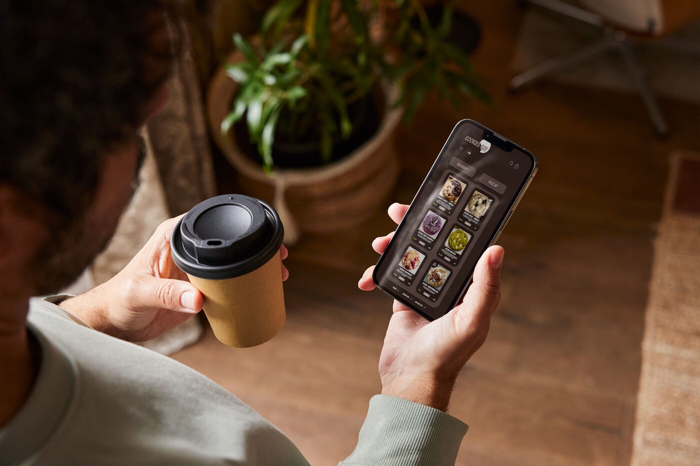 Mockup Food App Cookies Mockup