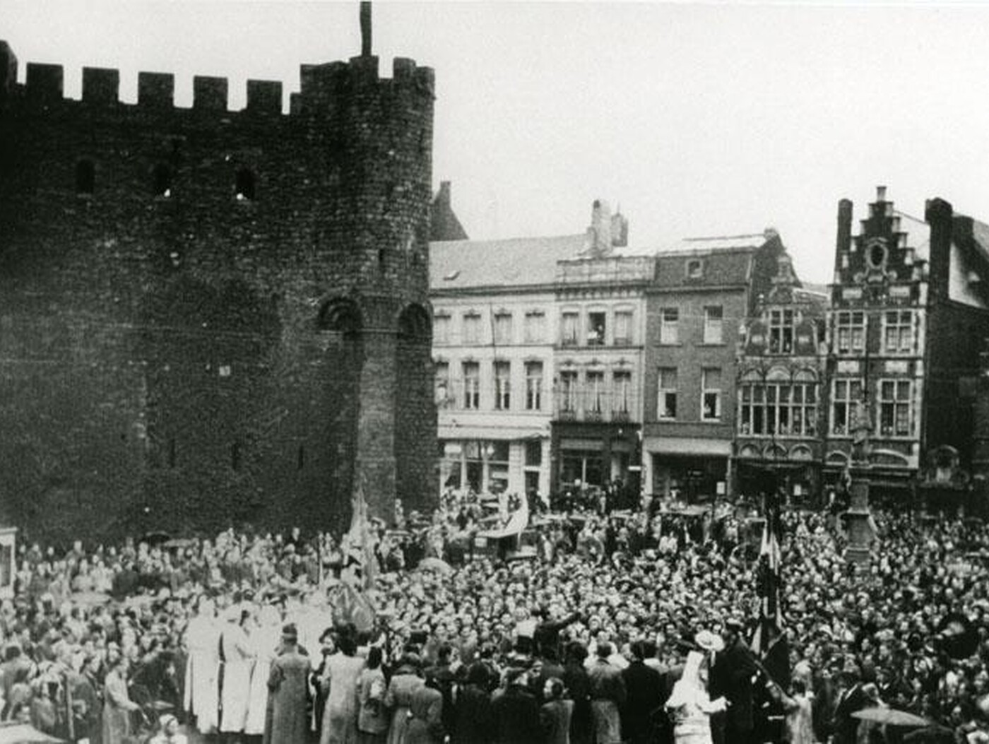In 1950 vond de eerste herdenking van de Gravensteenbezetting plaats