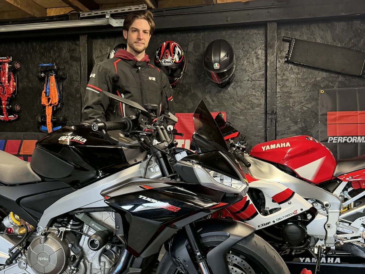 Yaïts Belmans: "Vanaf dat ik mijn motorkleren aandoe, begint er al een beetje spanning te komen"