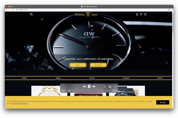 Webshop horloge