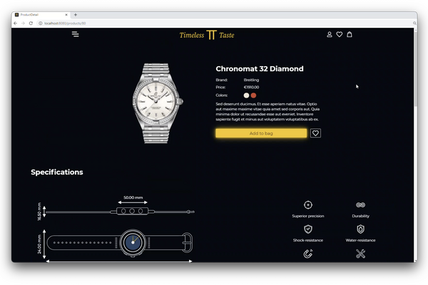 Webshop horloge