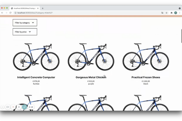 Webshop bikes