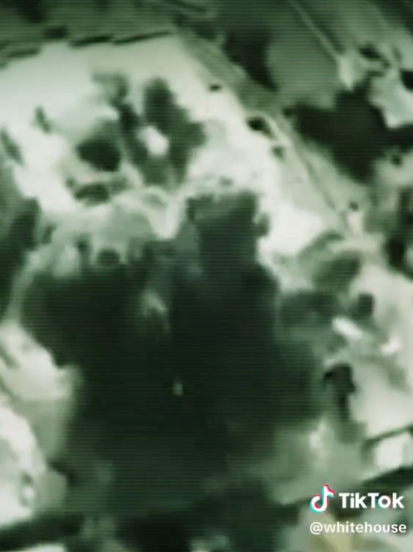 allegedly real drone footage of a bombing in Iran