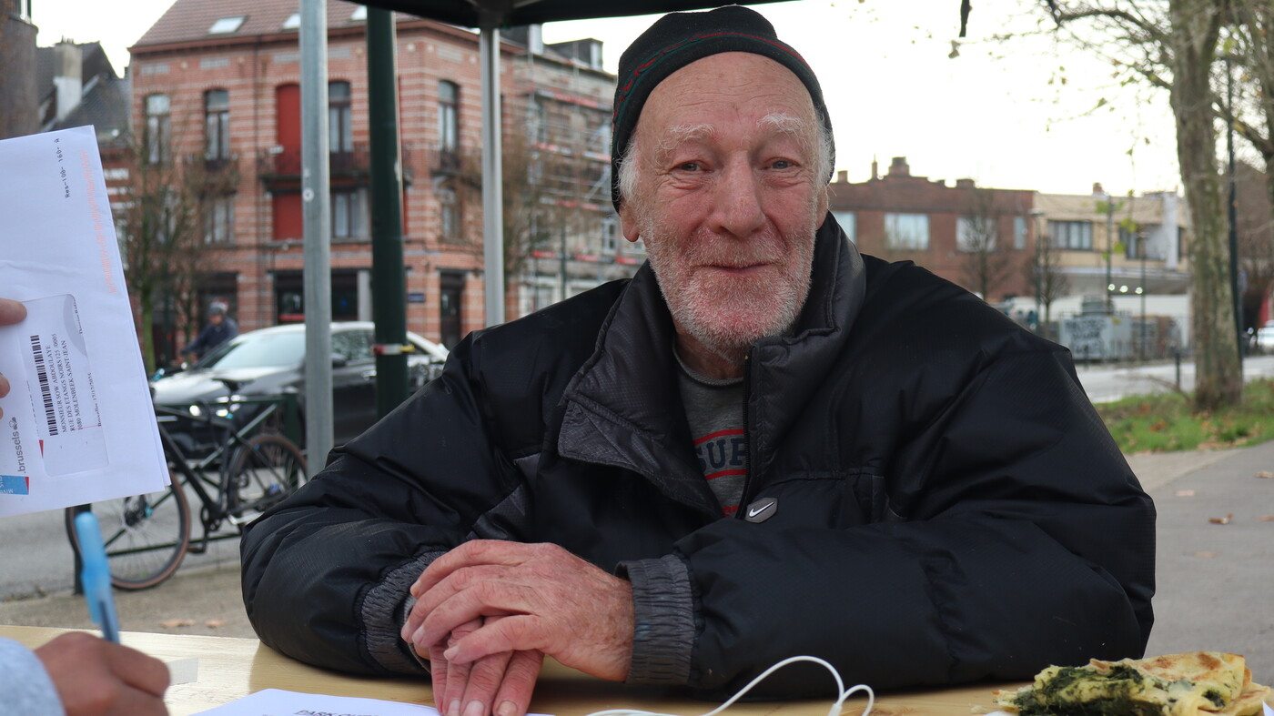 Old men at park west