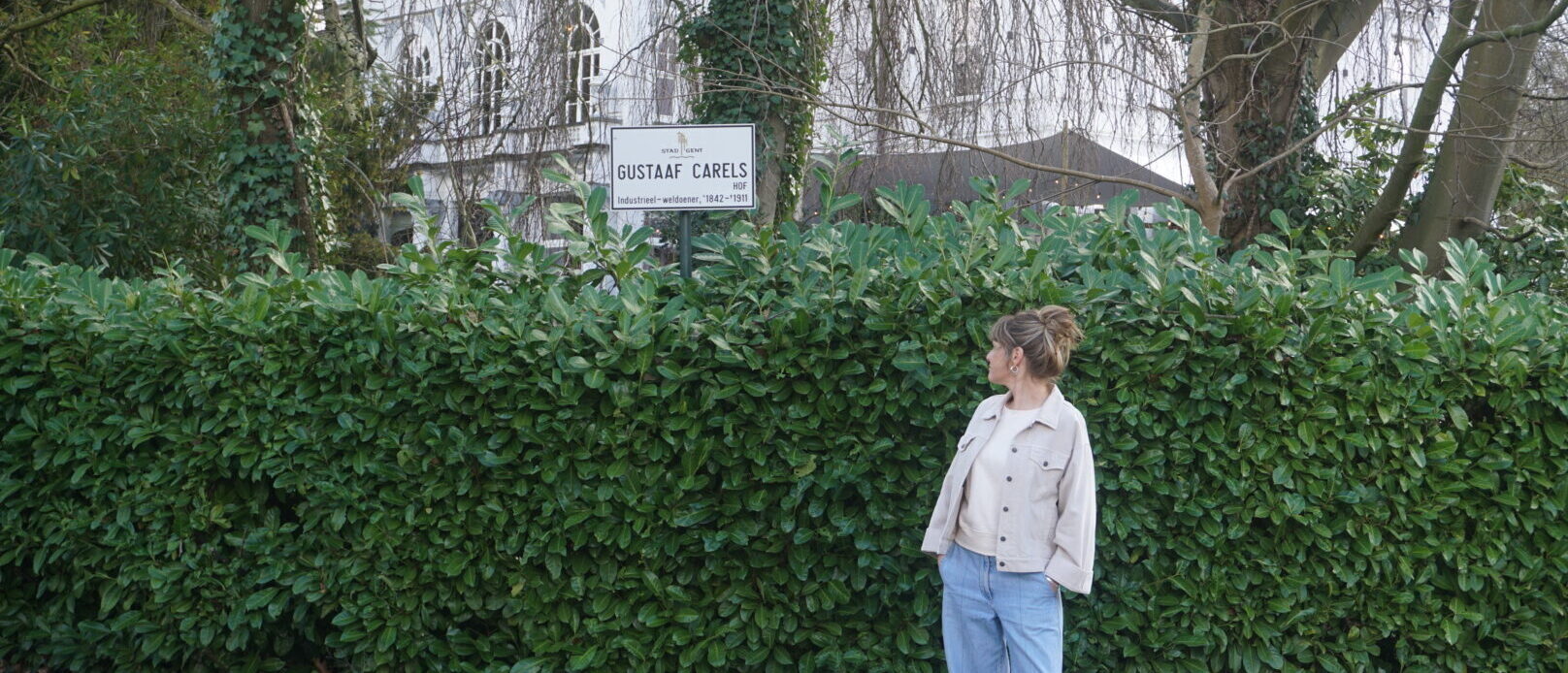 Muzikante Isolde Lasoen woont in een kasteeltuin